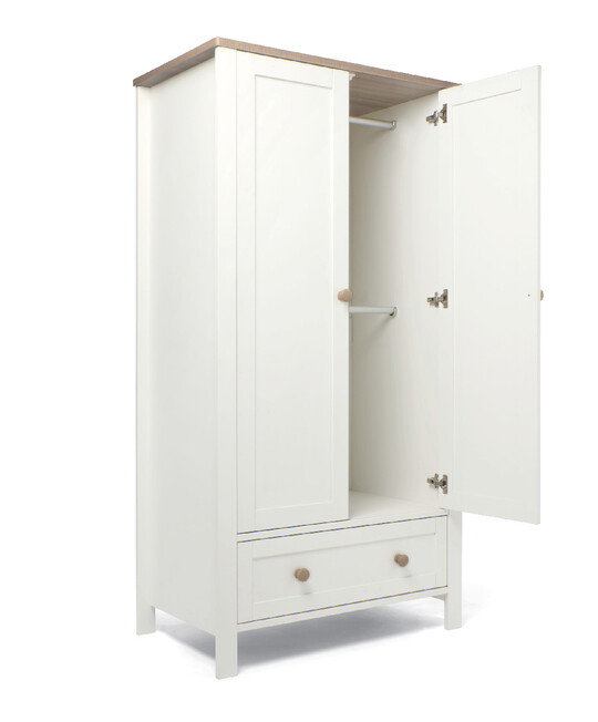 Wedmore 4 - Piece Cotbed with Dresser Changer, Wardrobe and Premium Core Mattress image number 10